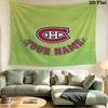 Custom Name Montreal Canadiens Printed Tapestry – Wall Hanging for Bedrooms, Dorms, and Home Decor