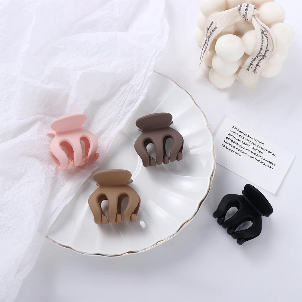 Girl Headwear Black High Ponytail Fixed Clip Small Hair Claw Girls Hairpin Korean Style Hair Clip