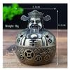Copper Alloy Hanging Incense Burner - Indoor Aromatherapy Ornament for Agarwood Sticks