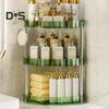 Corner Bathroom Counter Organizer Storage Rack Large Capacity 3 Tier 90 Degree Design Makeup Organizer Perfume Tray