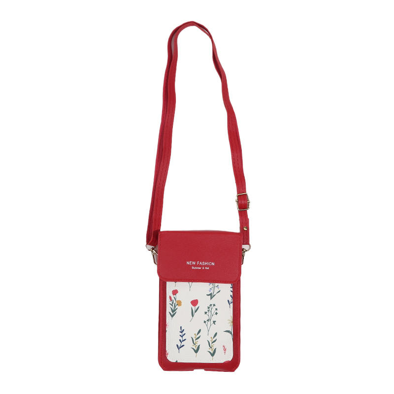 1 шт. Сумка для телефона с сенсорным экраном для женщин, сумка через плечо для девочек, милая и модная, для ключей, телефона, маленькая на плечо