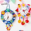 Art Box/Claypia Children's Educational Clock Making Wall Clock Felt Wall Clock
