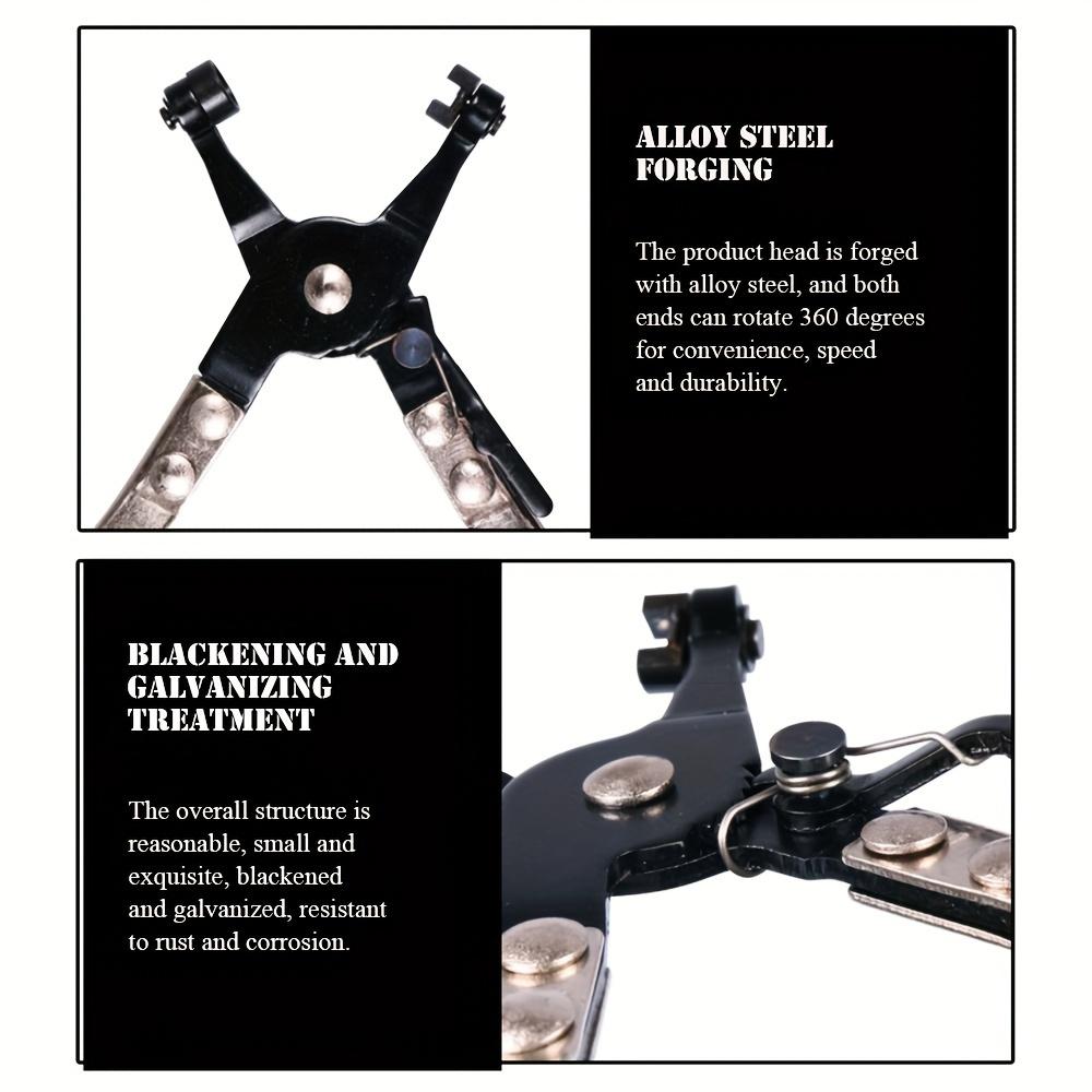 1pc 45° Professional Car Water Pipe Hose Clip Pliers - Easy Remove & Install Ring-Type Flat-Band Clamps