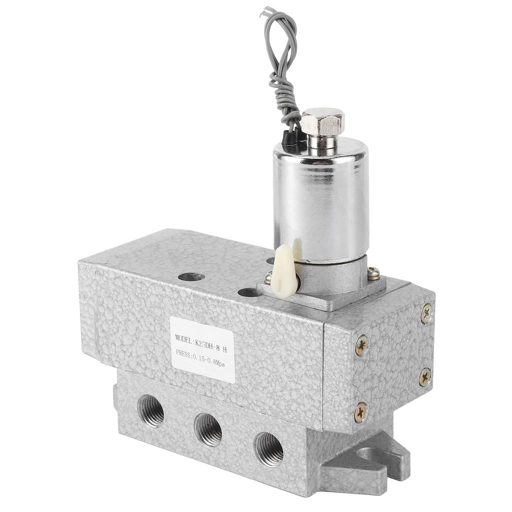 2 Position 5 Way Solenoid Valve Single Control Industrial Control Equipment G1 4in K25DH‑8 HAC 110V