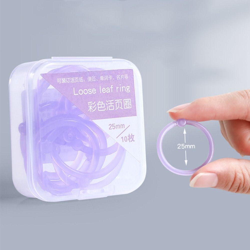 DIY Loose Leaf Paper Buckle Multi-Function Loose-leaf Book Hoops  School Office