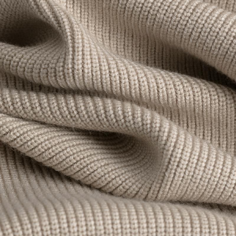 Новые модные юбки комплект юбка А-силуэта свитер свободные комплекты из двух частей трикотажный воротник поло осень зима женский ленивый свитер костюм