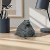 Современный настольный аксессуар для кошек, 3D-печатная толстая фигурка, сидячая статуэтка для декора, Коллекционный орнамент в форме животного, Эстетичный подарок для влюбленных