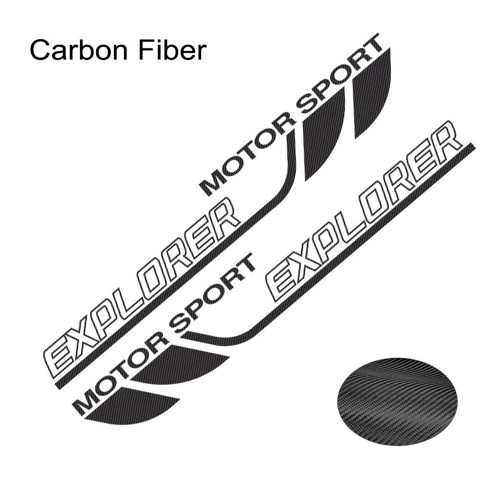 Для Ford Explorer 2 шт. гоночный автомобиль стильные боковые наклейки на дверь авто виниловая пленка наклейка тюнинг