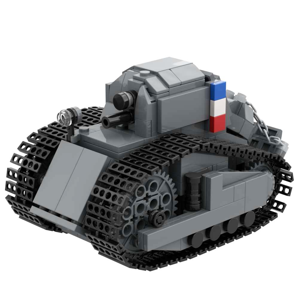 Ww1ww2 Французская Армия Танк AMX-13 CHAR B1 BIS Somua S35 AMX-30 Renault FT-17 ARL44 Lorraine 155 Бронированный Военный Строительный Блок Игрушка
