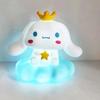 Новый Kawaii Sanrios Ночной светильник Эмаль Облако Мультфильм Kuromi Cinnamoroll Pochacco Маленький настольный светильник Освещение Украшения