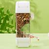 Convenient Bird Feeder Transparent Bird Food Box Bird Hanging Food Dispenser  Outdoor