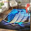 Attack On Titan Carpet Shingeki No Kyojin Printed Floor Mats Anime Carpet for Bedroom Living Room Children Room Cartoon Decor