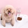 Moisture-proof Automatic Water Bowl Feeder Dual-use Corner Pet Food Dish  Drinking And Feeding