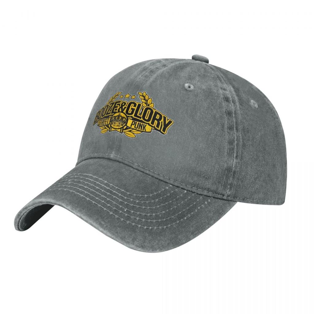 QuickDry BOOZE GLORY Skinhead Style denim Hat Outdoor Adventures Cap FeUnisex Baseball Cap For Unisex