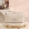 Wide-open Women Cosmetic Bag Puffy Padded Handheld Makeup Organizer Multifunction Large Capacity Toiletry Storage Bag Outdoor