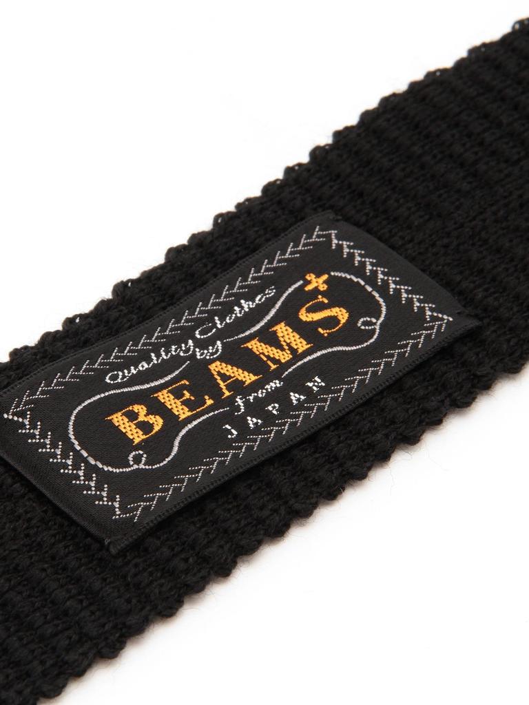 Beams Plus Шерстяной трикотаж 38440069107 Мужской галстук, Темно-синий, 0,