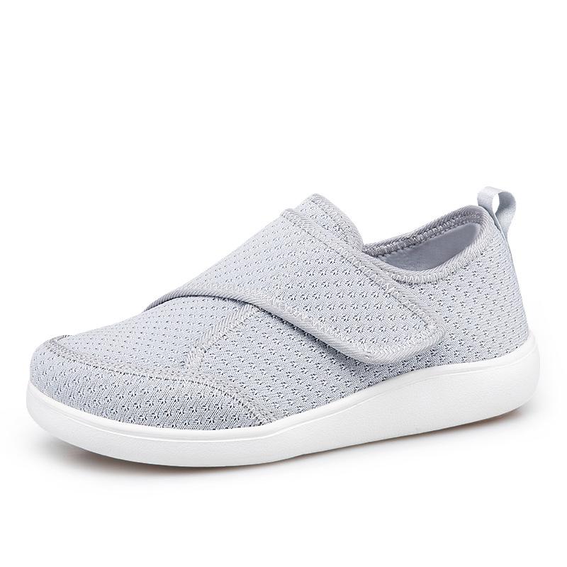 2025 Spring Summer Women's Breathable Velcro Mesh Loafers - Lightweight & Comfortable