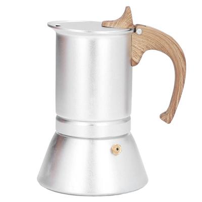 Профессиональная металлическая итальянская кофеварка мока для дома и путешествий, серебристая, 150 мл