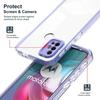 Чехол для телефона Motorola MOTO G10 G20 G30 G31 G42 G22 E32 G73, роскошный защитный чехол для бампера, однотонная прозрачная задняя крышка