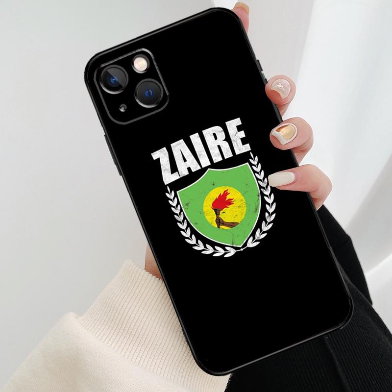 Чехол для телефона Флаг Заира Для iPhone 17 Pro Max 16 15 14 11 12 13 Pro Max mini 15 16 Plus 16e 17 Air Cover