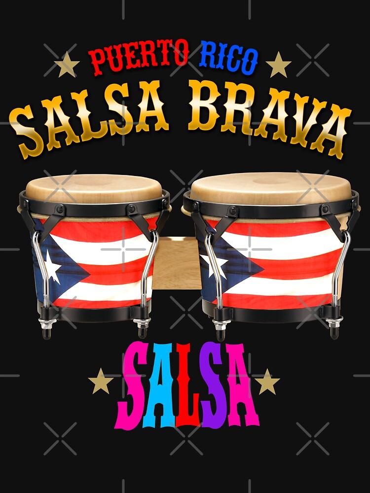 Héctor Lavoe BongosPuerto Rico Salsa Salsa Brava Classic T-Shirt
