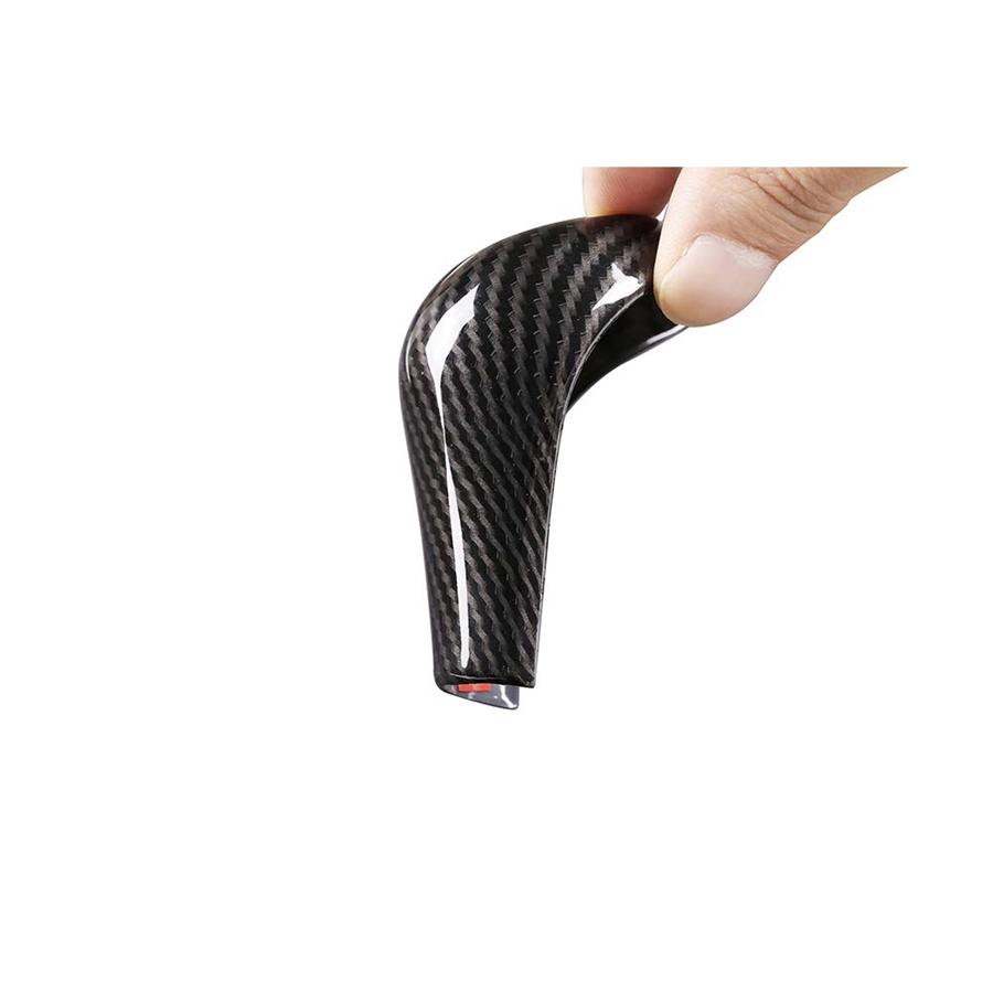 Carbon Fiber Gear Shift Knob Cover Trim Fit For Mercedes-Benz W204 C E G GLS Class