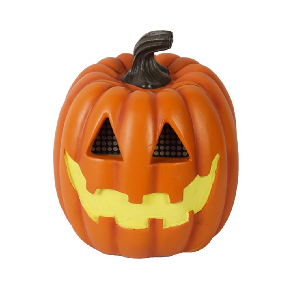 Outdoor Pumpkin Decor Ambient Halloween Light Spooky Halloween Pumpkin Lanterns for Haunted House Party Decor Resin for Garden