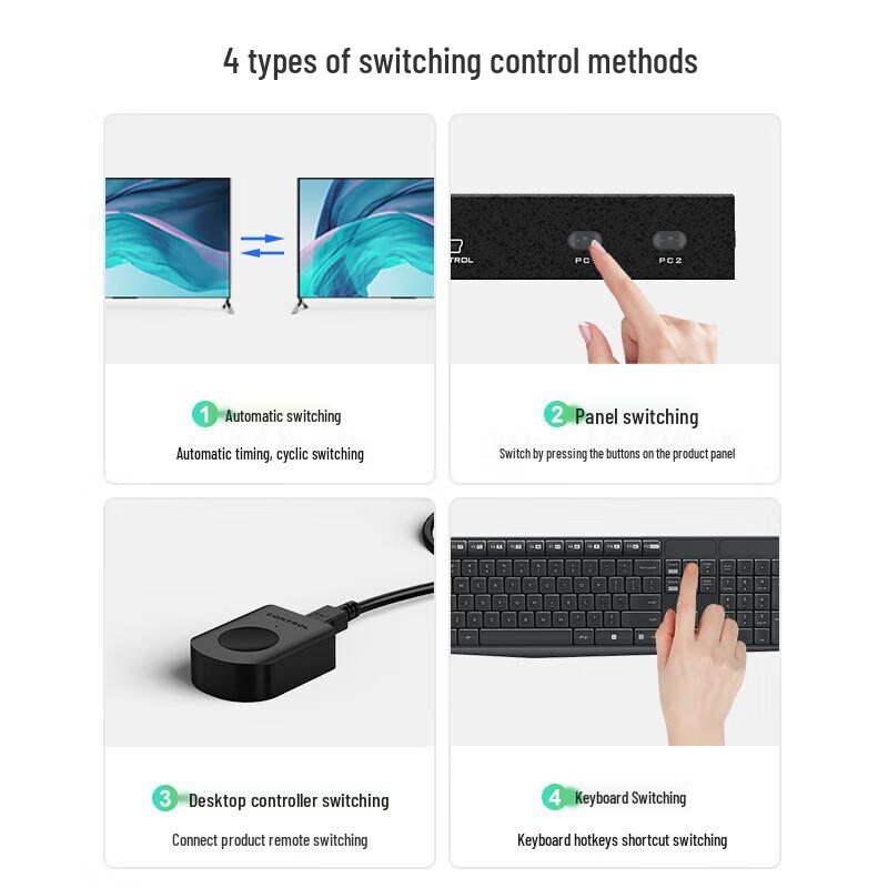 KVM-переключатель MT-viki для нескольких ПК