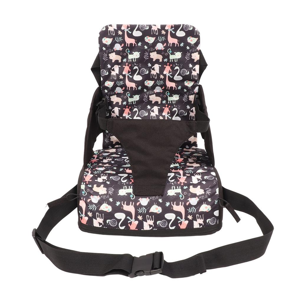 Детский стульчик-бустер, мультяшный портативный складной стульчик-бустер для малышей, для ужина с жирафами