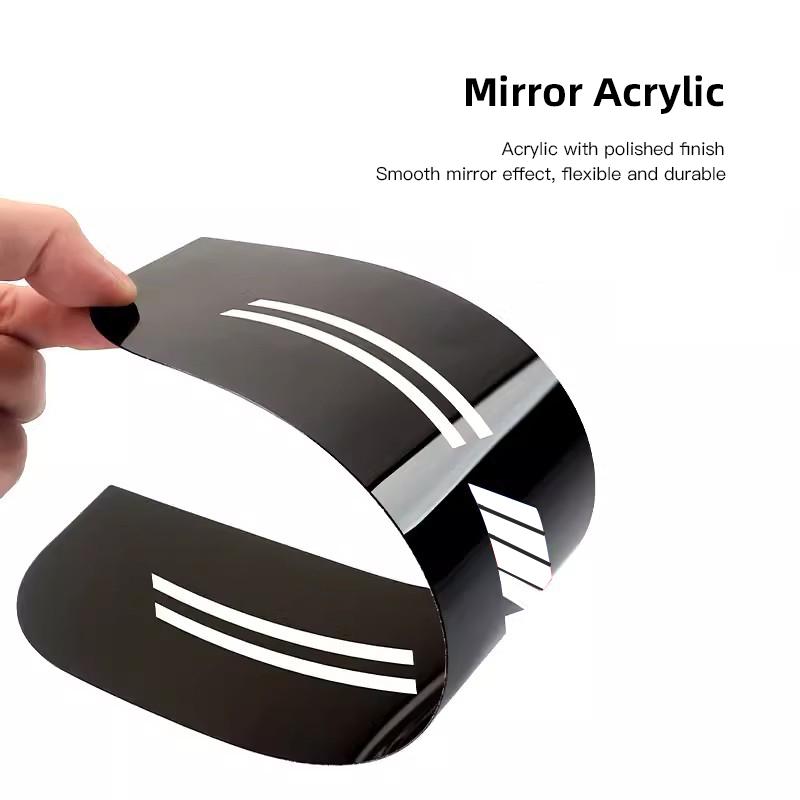 Carbon Fiber Car Stickers High Mounted Stop Lamp Accessories For BMW M3 M4 M5 G42 G30 G20 E39 E36 E87 E53 F44 F07 F34 G15 G16 QX8