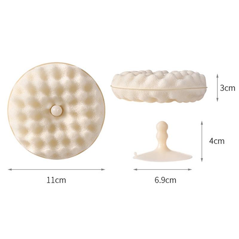 2 шт. Губка для мытья посуды с двойной присоской, губка для мытья посуды, кухонная щетка для чистки, многофункциональный инструмент для чистки