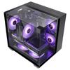 Boîtier Gaming - Mars Gaming - MC-VISIONM - MicroATX - Triple Verre Trempé - Refroidissement Liquide 240mm