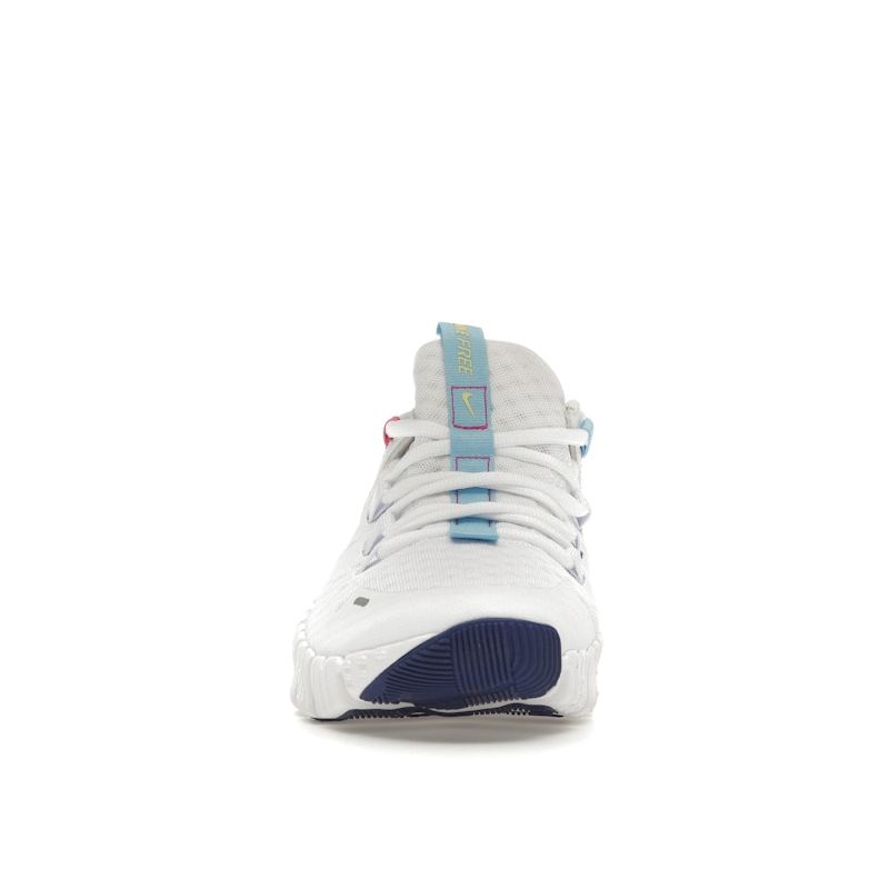 Nike Free Metcon 5 White Aquarius Blue Женские кроссовки Ярко-Розовый Темно-Королевский-Синий DV3950-103