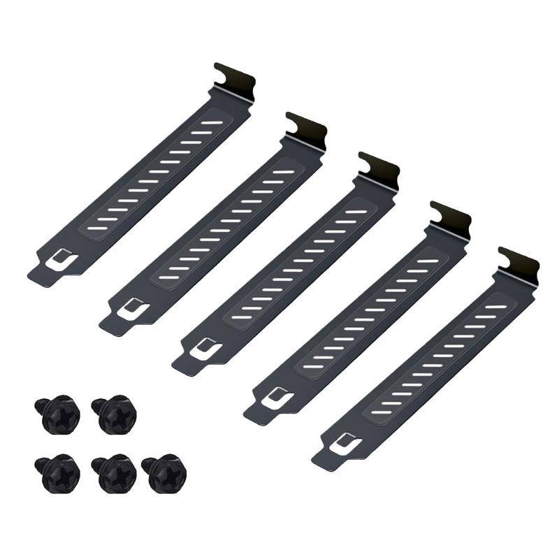 5 шт. 12 см Металлические заглушки для PCI-слотов Dust Plates для слотов расширения ПК Обеспечивают длительную защиту от пыли и износа