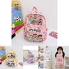 Adorable And Stylish Nylon Children's Backpack For School Featuring Lightweight Design And Fun Cartoon Patterns