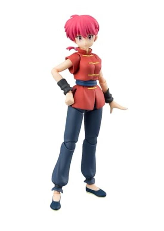 НАРОДЫ ТАМАШИИ SH. Figuarts Ranma 1/2 примерно 120 мм ПВХ АБС окрашенная подвижная фигурка.
