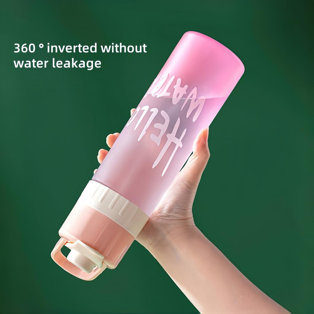 650ml Large Capacity Spray Water Bottle Outdoor Sport Fitness Water Cup Protable Spray Bottle BPA Free Drinkware Travel Bottles