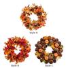 Fall Wreath Front Door Harvest for Indoor Festival Outdoor Halloween