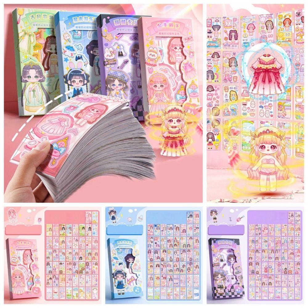 Раннее образование Наряд для переодевания маленькой девочки Наклейки Канцелярская наклейка Студент