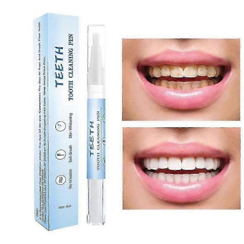 2Pcs Teeth Whitening Gel Pen Stain Remover Teeth Lightening Bleaching Kit Safe