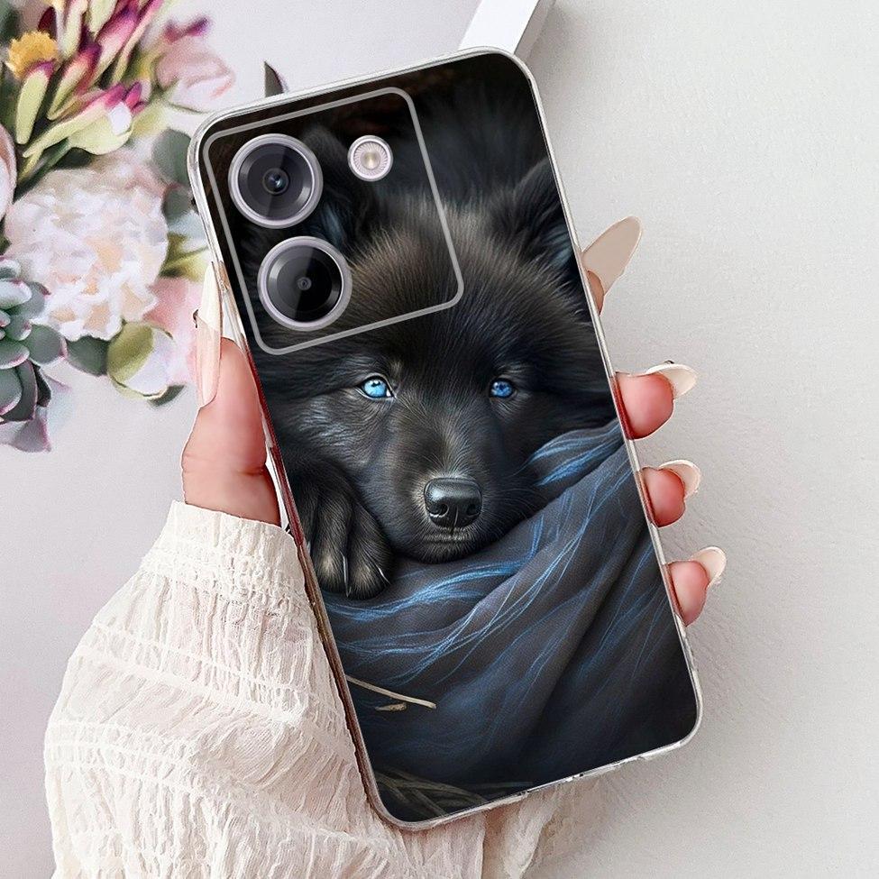 Для Xiaomi Poco M7 Pro 5G Чехол Прозрачный Модный Роскошный Мультяшный Забавный Крутой Расписной Мягкий Чехол для Телефона Для Poco M7 Pro 5G Задняя Крышка