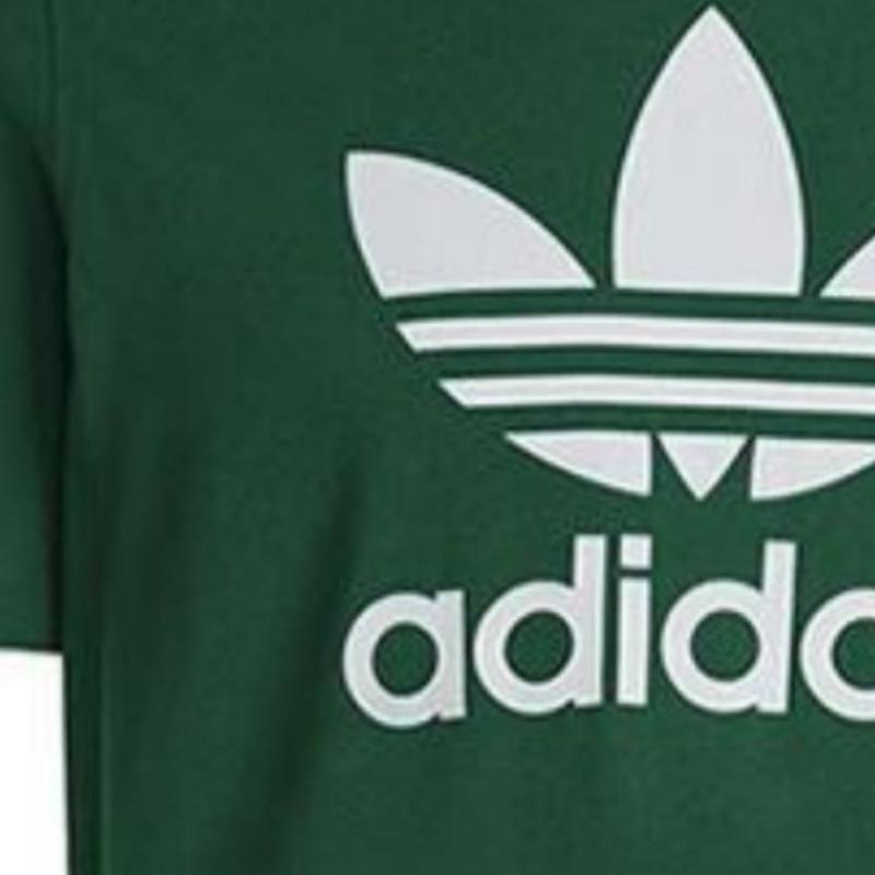 Adidas Футболка Adicolor Classics Trefoil темно-зеленая мужская уличная одежда IA4819