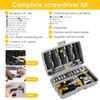 79Pcs Multifunction Ratchet Screwdriver Set Multi Magnetic Bit Mini Repair Tool Kit and 1/4 Inch Socket Set Household Tool PC