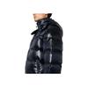 Polo Ralph Lauren Quilted Detachable Hooded Stand Collar Two-Way Front Zipper Long Sleeve Down Jacket Men Outerwear Navy-Blue 710907552-001