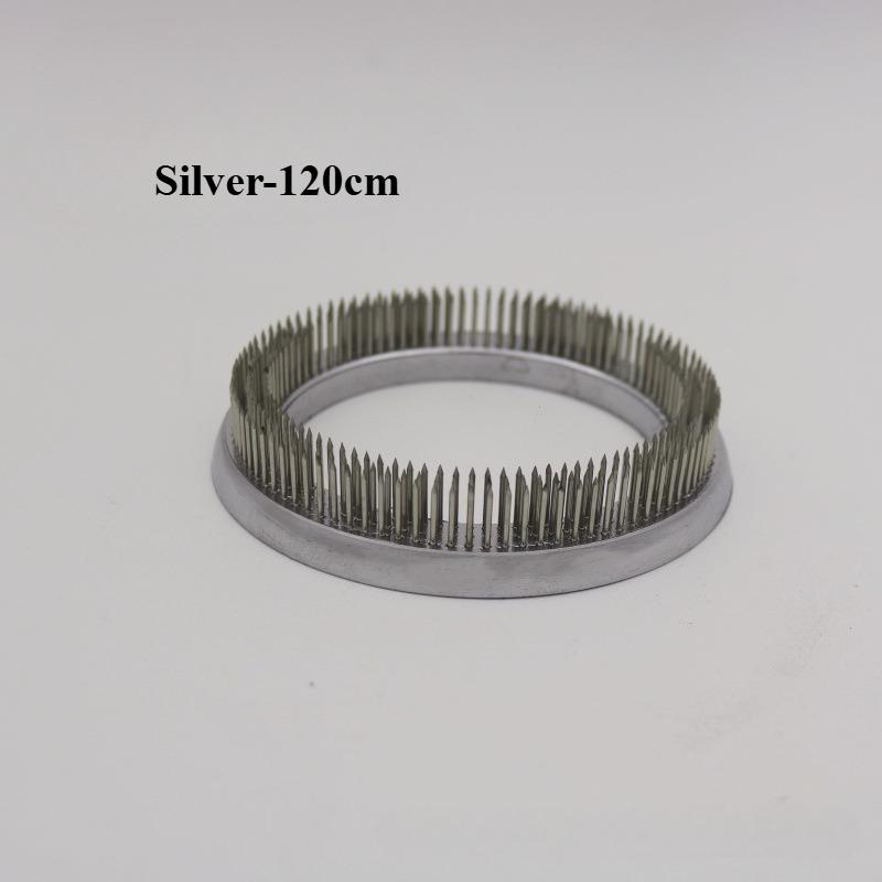 Silver/Gold/Black 70/120/150/200cm Round Kenzan Ring Japanese Flower Arrangement Base Stainless Copper Ikebana Florist Tool