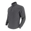 Retro Autumn/Winter Men's Half-Zip Small Check Casual Stand-Up Collar Long-Sleeved Sweatshirt