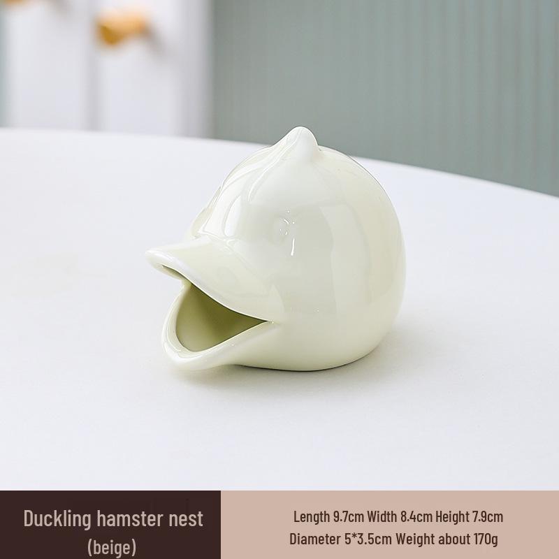 Охлаждающее керамическое убежище для хомяков: Летний приют и игровой домик