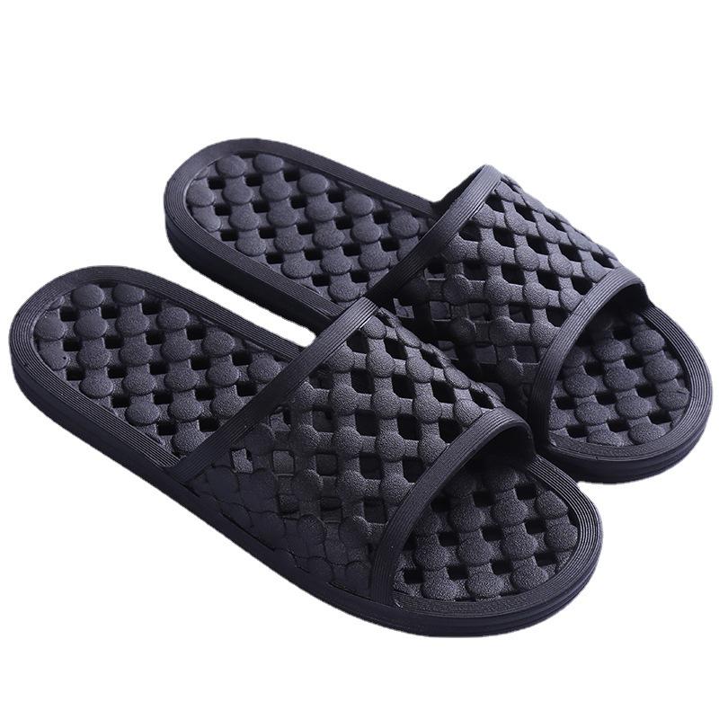 Women's Summer Indoor Hotel Slippers: Thick, Non-Slip Bathroom & Home Slippers for Couples and Men