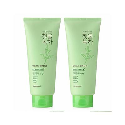 Пенка для умывания с зеленым чаем First Water 180 г x 2