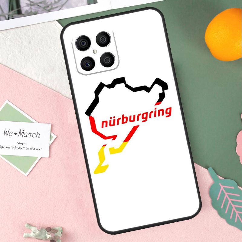 Чехол Motor Sport Nurburgring для Honor X8b X9b X9c X9a X8a X8 X9 50 70 90 Lite Honor 200 Lite Magic 7 5 6 Pro